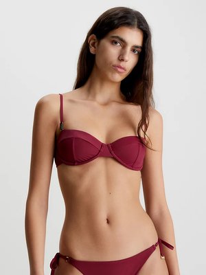 Core Solids plavky - Horní díl – Calvin Klein Swimwear, Červená barva Ženy