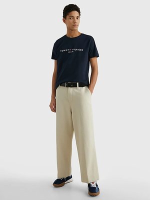 Core Tommy Logo triko – Tommy Hilfiger, Navy barva Muži