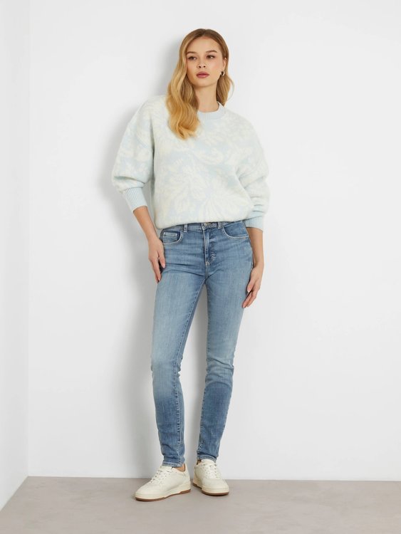 Shape Up jeans – GUESS, Modrá barva Ženy