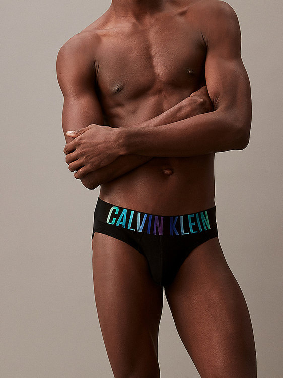 Luxusní Pride Cotton slipy, Černá barva, M, L, XL