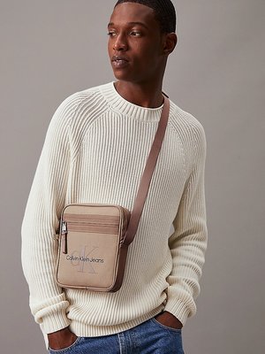 Sport Essentials crossbody – Calvin Klein Jeans, Hnědá, Šedá barva Muži