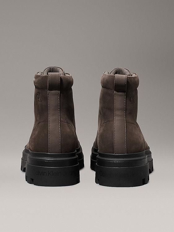 Luxusní Lugged Laceup biker obuv, Hnědá barva, 41, 42, 43, 44, 45, 46