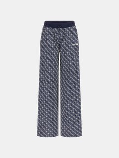 Sarah 4G Logo kalhoty Modrá barva Ženy