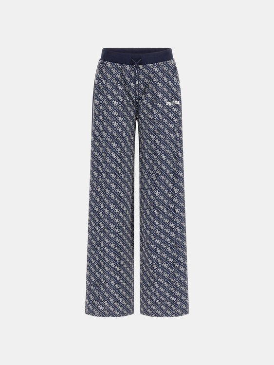 Sarah 4G Logo kalhoty Modrá barva Ženy