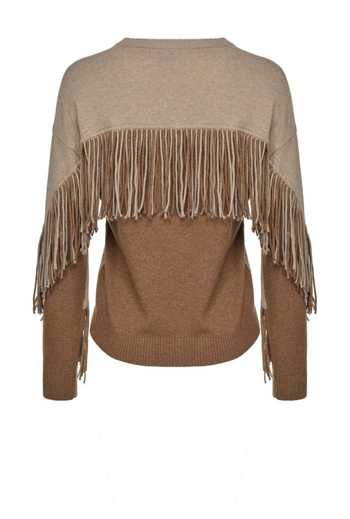 Coperto svetr – Pinko, Béžová, Hnědá, Krémová barva Ženy