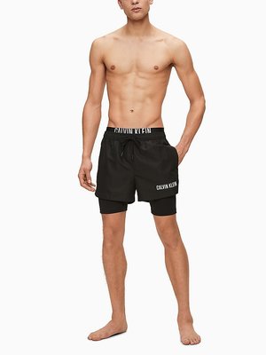 Plavky – Calvin Klein Swimwear, Černá barva Muži