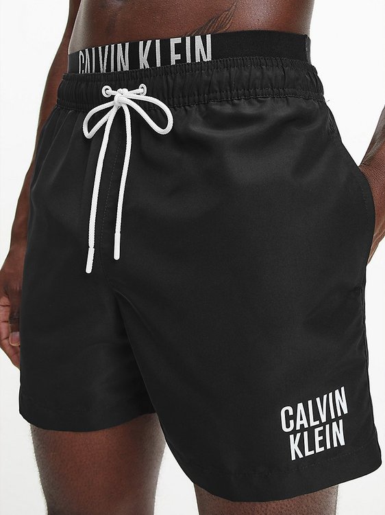 Luxusní KM0KM00740-BEH plavky MEDIUM DOUBLE WB-NOS, S, M, L, XL