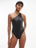 KW0KW01646-BEH plavky ONE SHOULDER ONE PIECE – Calvin Klein Swimwear Ženy