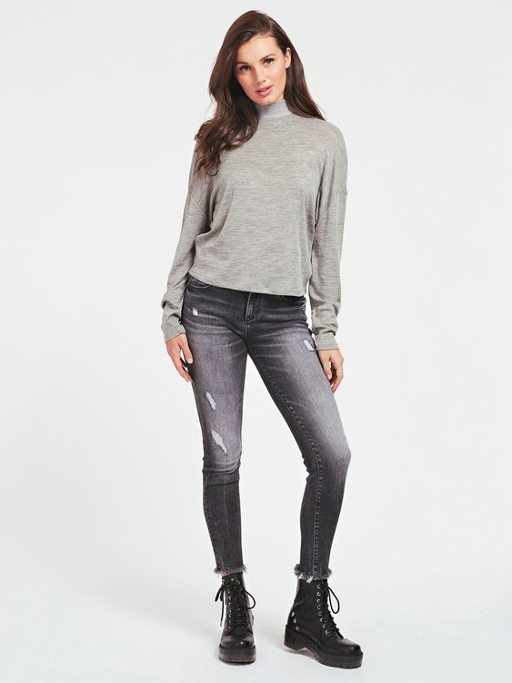 Top Chahida – Guess, Šedá barva Ženy, Ženy