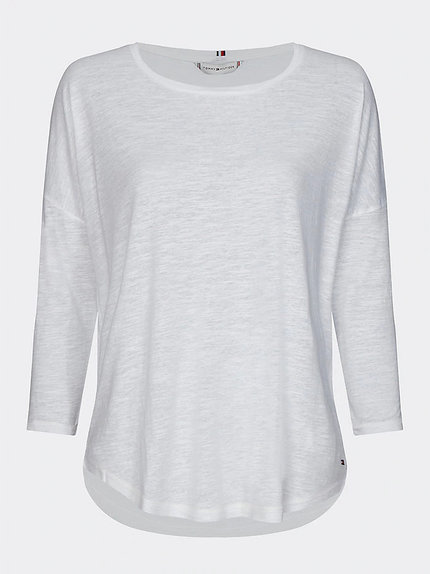 Módní TH Triko, Bílá barva, 2020