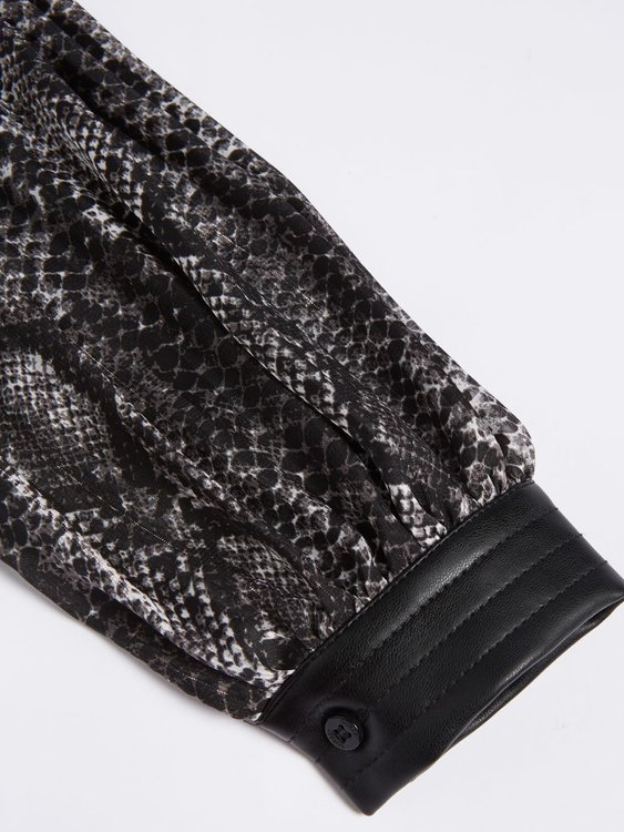 Luxusní Dana šaty, Černá, Šedá barva, XS, S, M 1