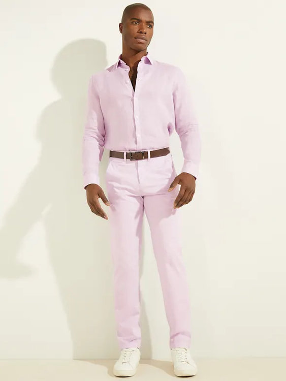 Collar košile – Marciano, Fialová barva Muži