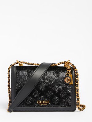 GUESS – Abey crossbody, Černá barva