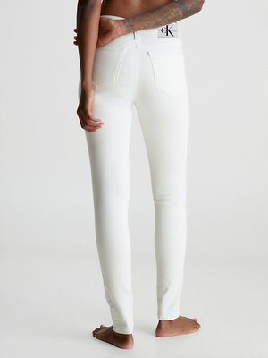 Mid Rise Skinny jeany – Calvin Klein Jeans, Bílá barva Ženy
