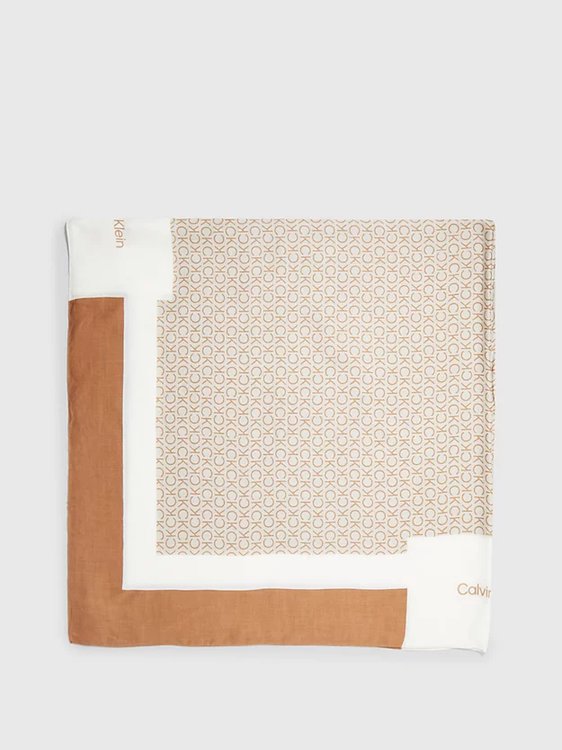 Calvin Klein Jeans – Geo šála, Béžová barva