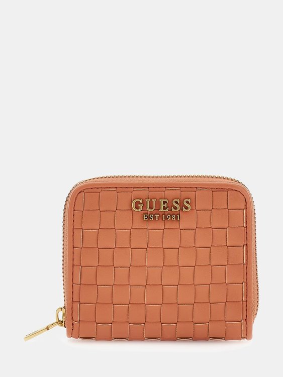 GUESS – Lisbet peněženka, Hnědá barva