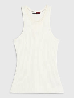 Classic Cotton Tank top Krémová barva Ženy