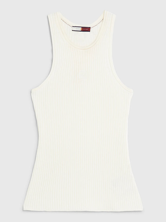 Classic Cotton Tank top Krémová barva Ženy