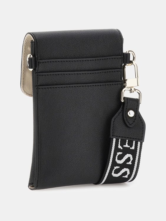 Módní Latona Flap obal na mobil, Černá barva, 2024