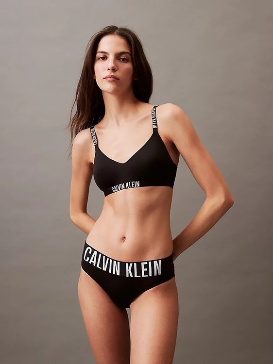 Calvin Klein Underwear – Intense Power Micro bikiny, Černá barva