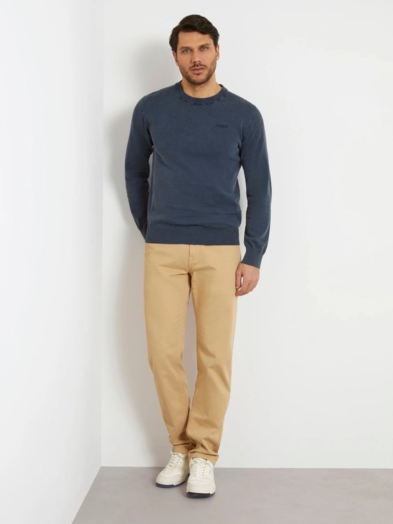 Módní Chesley Washed svetr, Modrá barva, 2024