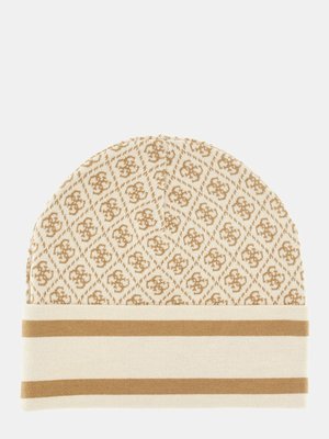 Sevyn 4G Logo čepice – GUESS, Krémová barva Ženy