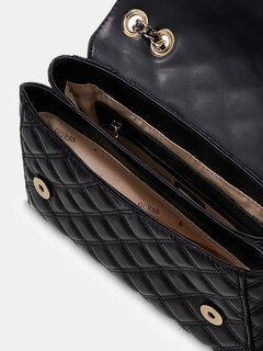 Luxusní Giully kabelka, Černá barva, T/U
