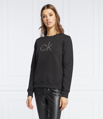 Ombre mikina – Calvin Klein, Černá barva Ženy