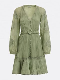 Luxusní Arita šaty, Zelená barva, XS, S, M, L