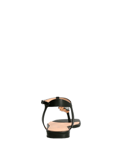 Módní Sefora sandálky, Černá barva, 2022