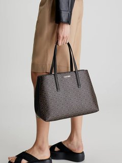 Luxusní CK Must Tote kabelka, Černá barva, OS