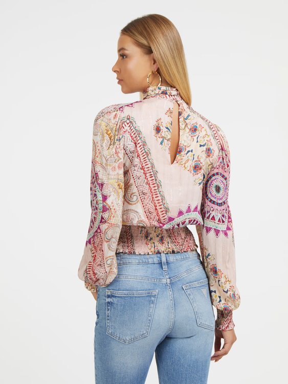 Monique halenka – GUESS, Růžová barva Ženy