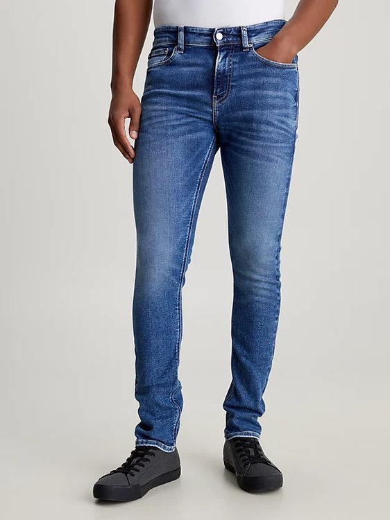 Calvin Klein Jeans – Skinny jeans, Modrá barva