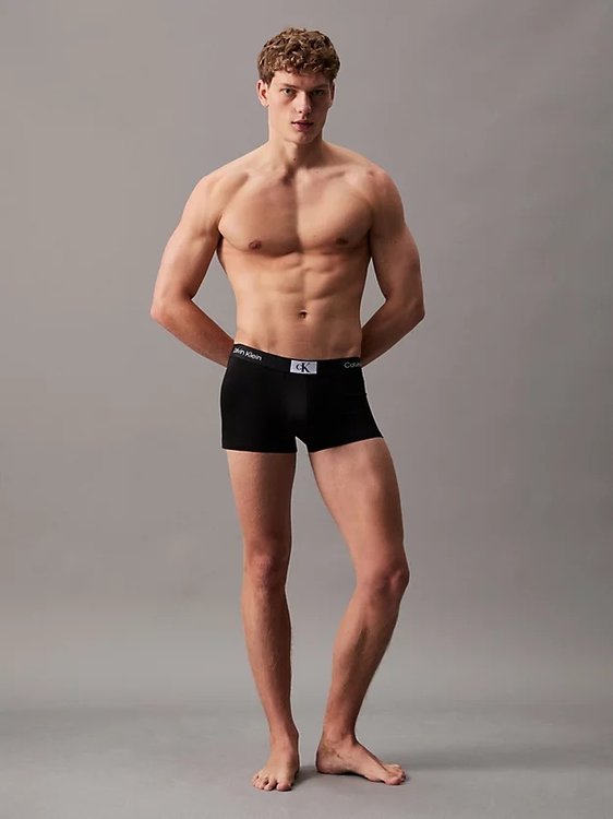 CK 96 Micro boxery 3ks Černá, Fialová, Šedá barva Muži