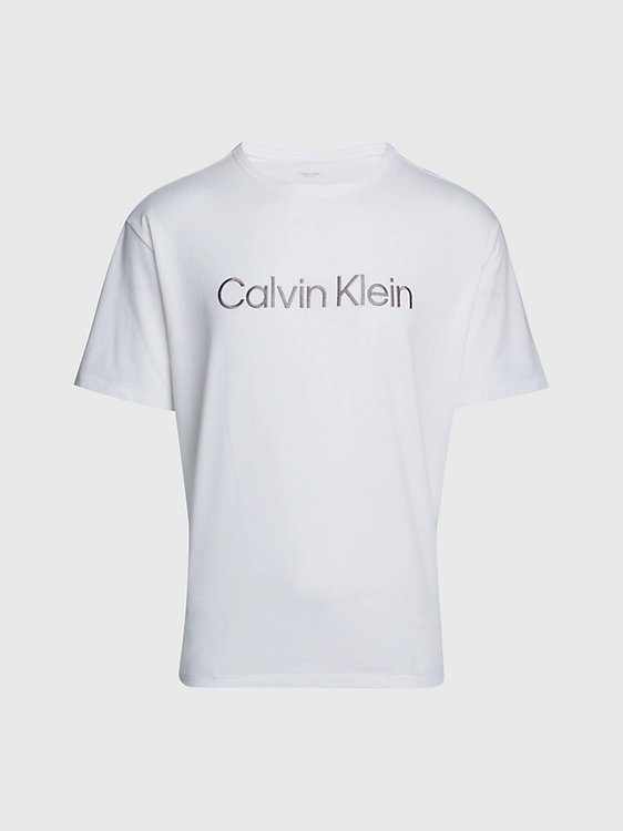 Calvin Klein Underwear – Pure Cotton Sleep triko, Bílá barva