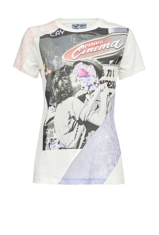 Pinko – Triko Millefoglie, Bílá barva