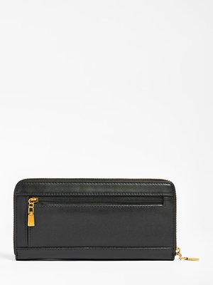 Laurel Maxi peněženka – GUESS, Černá barva Ženy