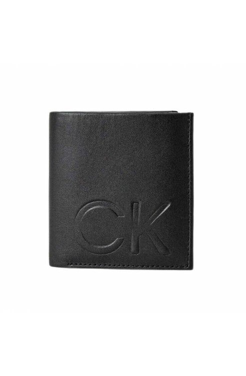 Calvin Klein Jeans – Graphic trifold peněženka, Černá barva