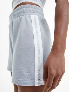 Calvin Klein Jeans – Side logo šortky, Modrá barva 1