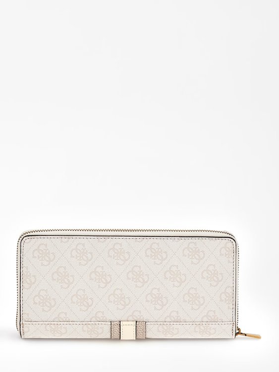 Ginevra peněženka – GUESS, Krémová barva Ženy