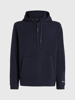 Zip Hoodie mikina Černá barva Muži