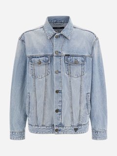 Modrá barva, Graffiti Oversized Denim bunda