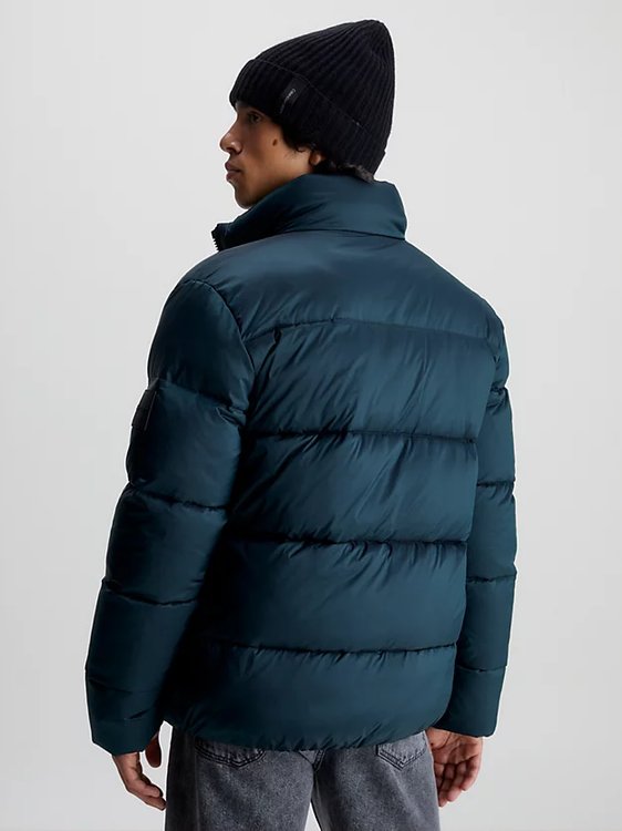 Ripstop Puffer bunda – Calvin Klein Jeans, Navy barva Muži