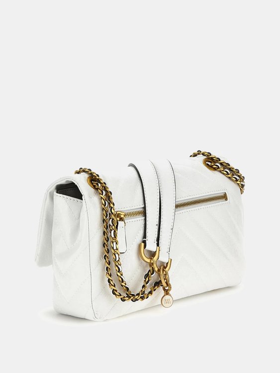 Luxusní HWGA9199210-WHI CROSSBODY, Bílá barva, T/U