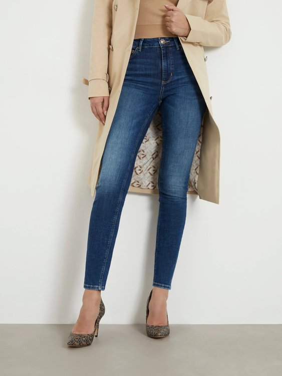 GUESS – 1981 Skinny jeans, Modrá barva