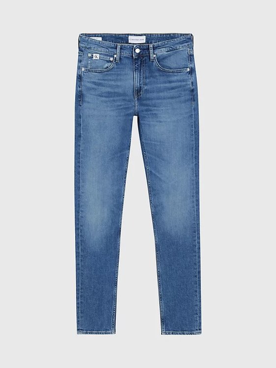Slim Taper jeans Modrá barva Muži