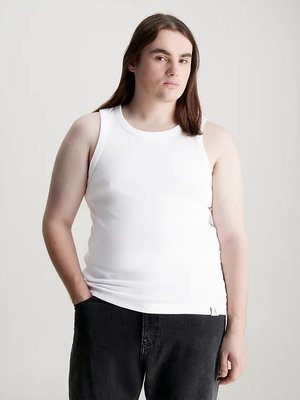 Woven top – Calvin Klein Jeans, Bílá barva Muži