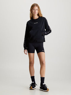 Luxusní Cropped French mikina, Černá barva, XS, S, M, L