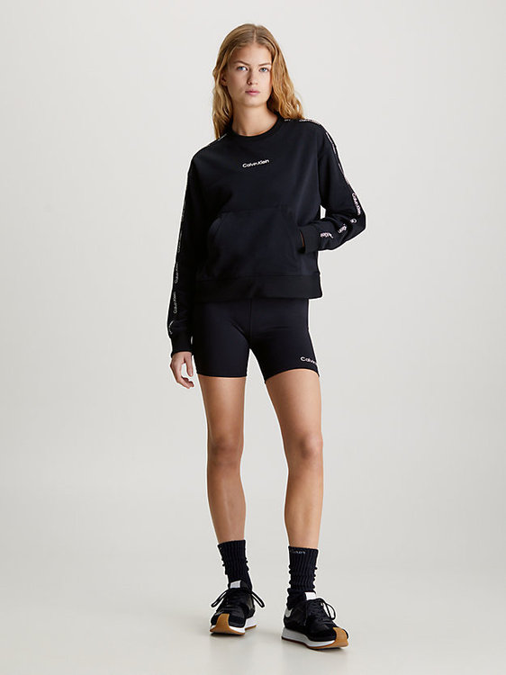 Luxusní Cropped French mikina, Černá barva, XS, S, M, L