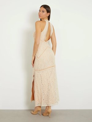 New Liza šaty – GUESS, Béžová barva Ženy